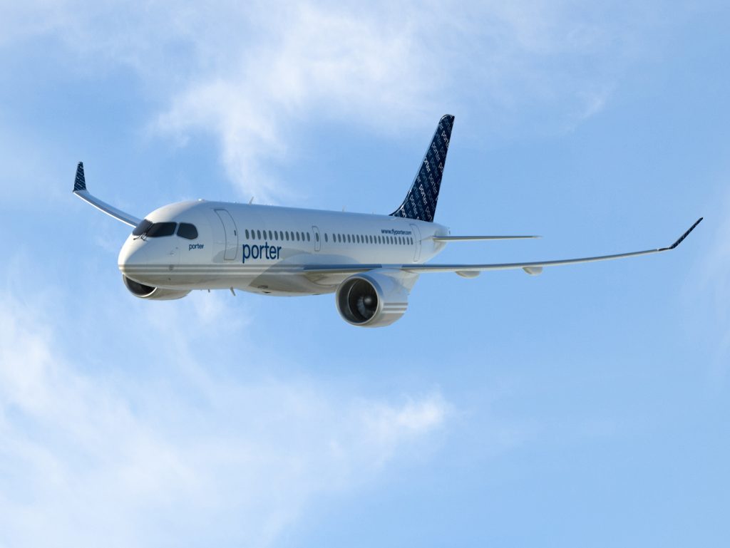 Porter Airlines Orders the Bombardier CS100. But Where Will They Fly From?  - Wingborn Ltd