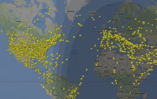 Flightradar24 tracks aircraft, worldwide. Image: FR24